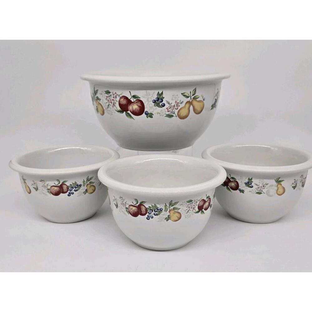 Corelle Coordinates Mixing Bowls One 3-Qt Three 1-Qt 2000's